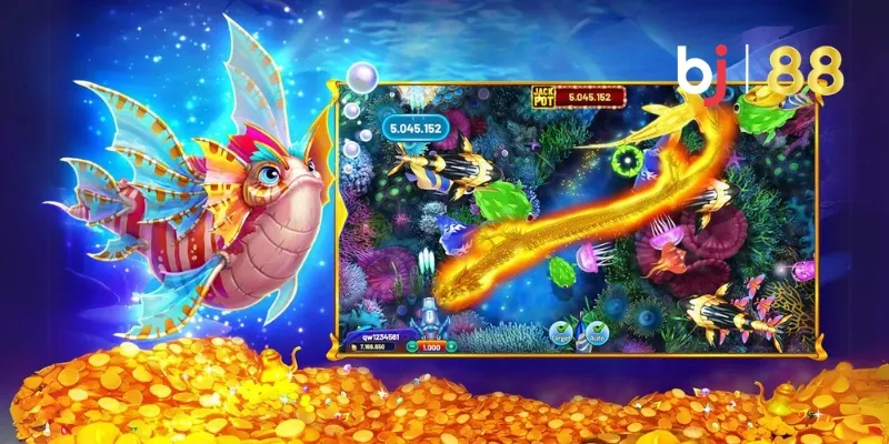 Hệ thống vũ khí mạnh mẽ trong Bắn Cá Đại Thần